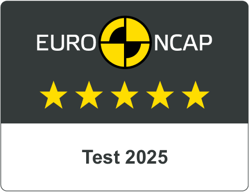 Logo EuroNCAP 5 hvezd 2025