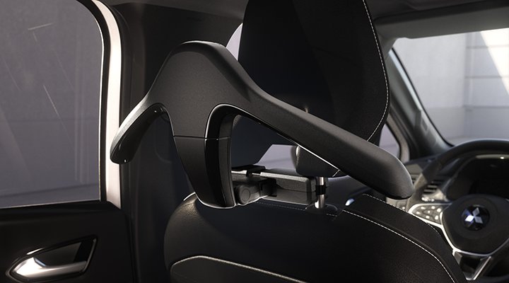 Nový Mitsubishi Grandis: Držiak na opierku hlavy