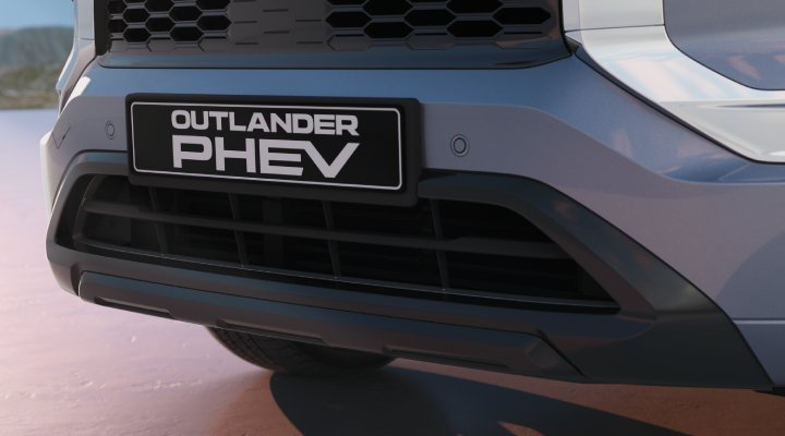 Nové Mitsubishi OUTLANDER PHEV - lišta predného nárazníka
