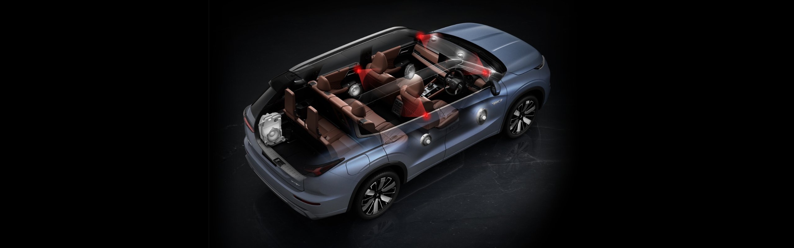 Nové Mitsubishi OUTLANDER PHEV - 4 výškové reproduktory